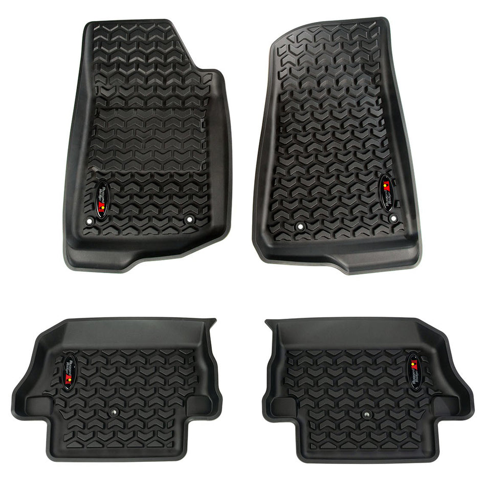 Front & Rear Floor Liner 18- Jeep Wrangler JL