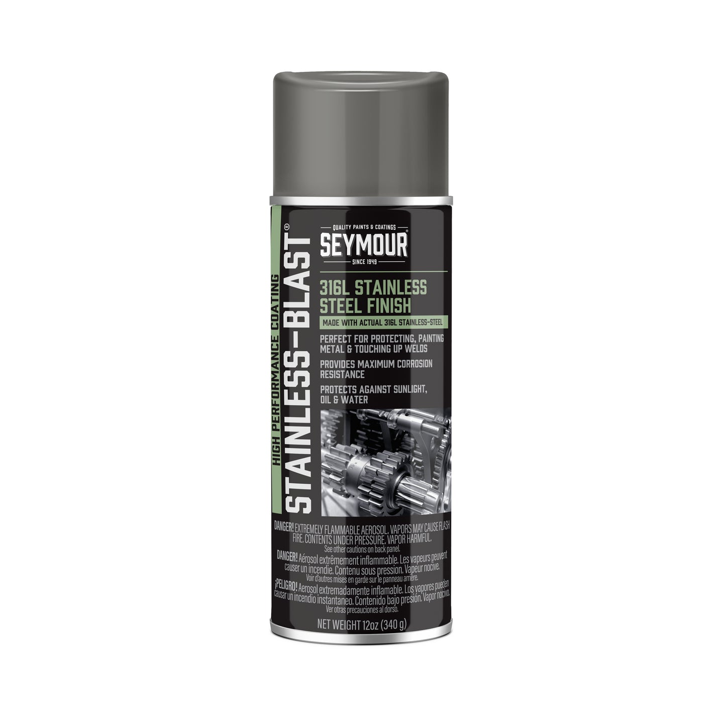 Stainless Blast Paint Spray Can 13oz