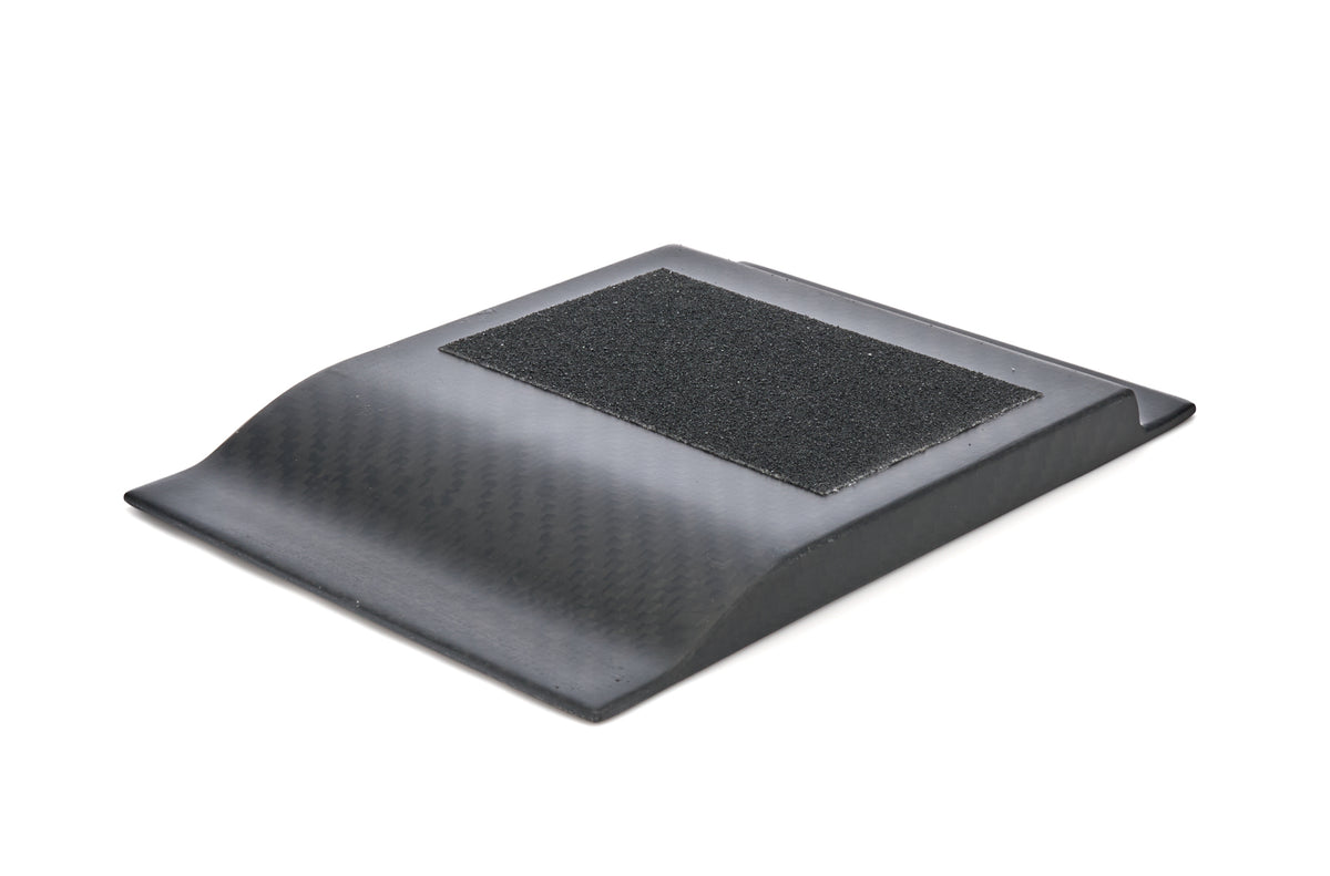 Heel Riser 1/2in Tall 4.25in Wide Carbon Fiber