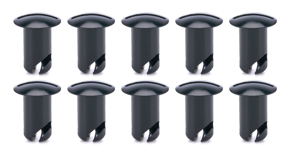 Oval Head Buttons .600 Long Black 10 Pack