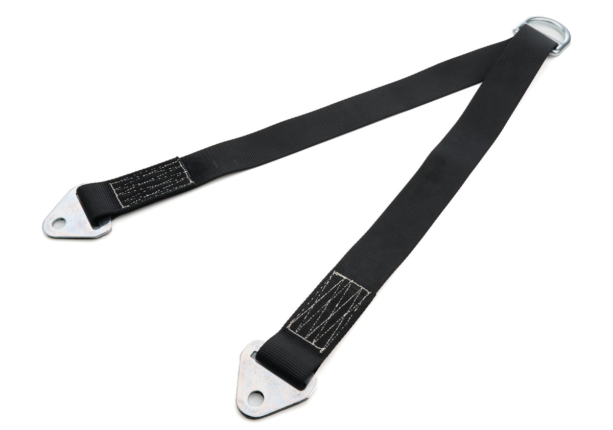 Engine Sling 21in Long Black Nylon Steel Ends
