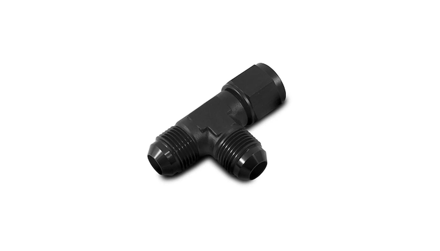 Tee Fitting -6 with Female -6AN Swivel