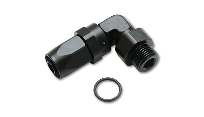 Male -8AN x 3/4-16 90 Degree Hose End Fitting