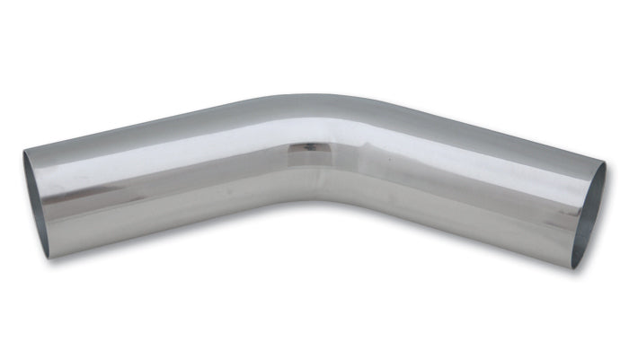 45 Degree Aluminum Bend 4.5in O.D. Polished