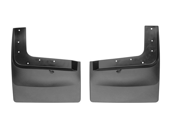 17- Ford F250 Rear Black No Drill Mudflaps