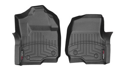 17- Ford F250 Front Floor Liners Black