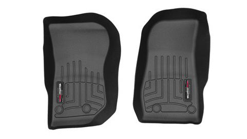 14- Wrangler Front Floor Liners Black