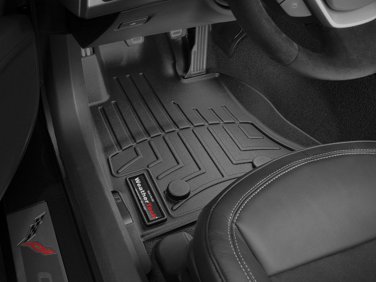 14- Corvette Front Floor Liners Black