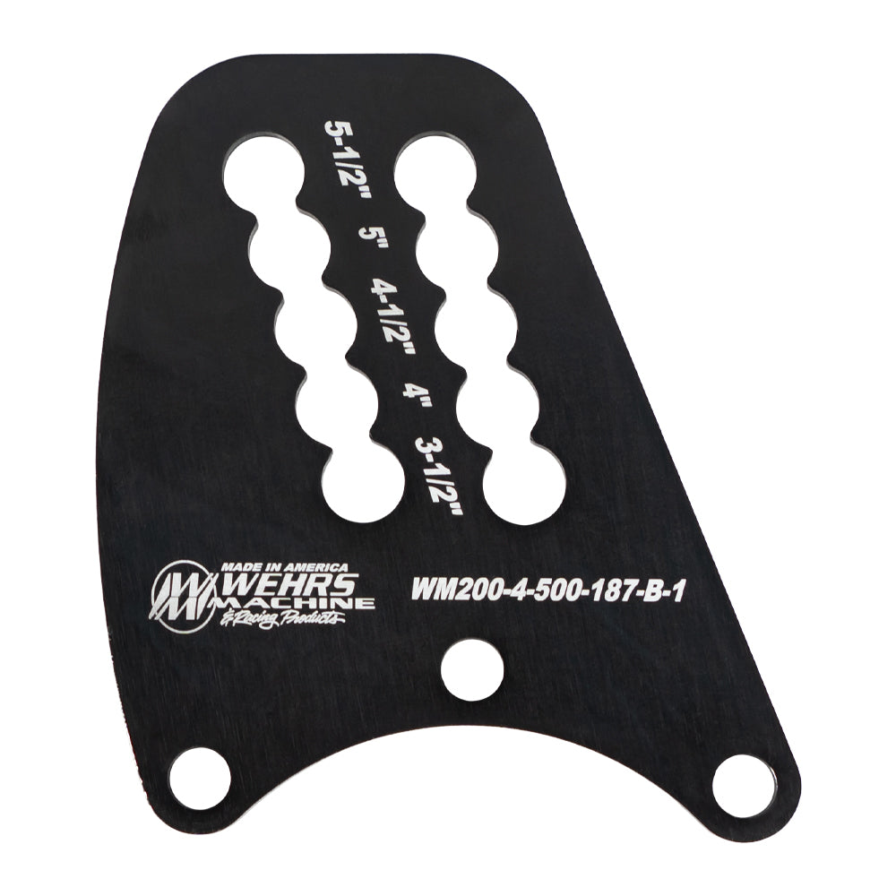 Top Link Plate Q/C Rear- End Dbl Slot 1/2in Holes