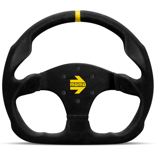 MOD 30 Steering Wheel Black Suede