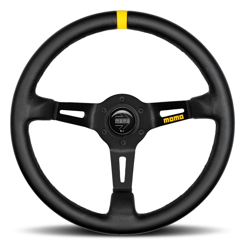 MOD 08 Steering Wheel Black Leather