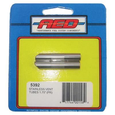 Stainless Vent Tubes 1.25 Length 2pk