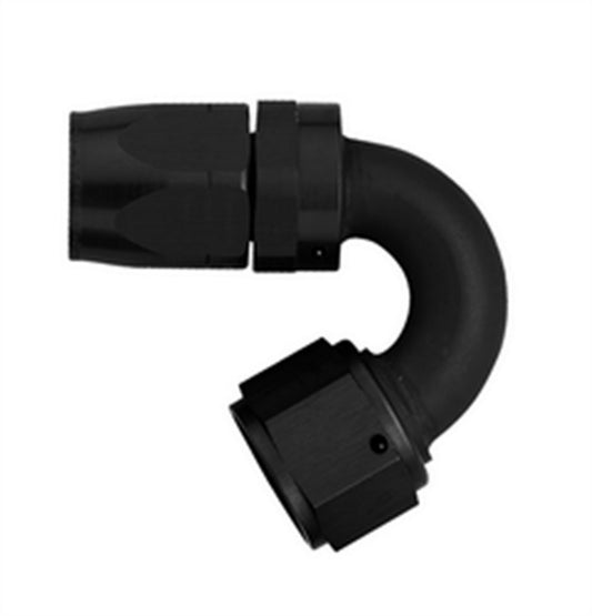 #12 150 Deg Hose End Black