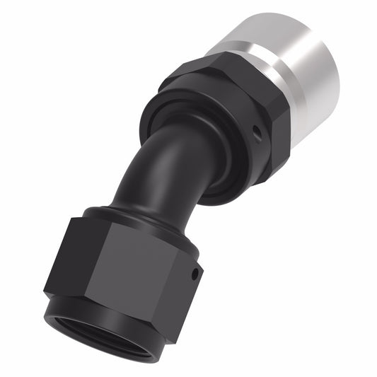 6an StreetLite Crimp Fitting 45-Degree