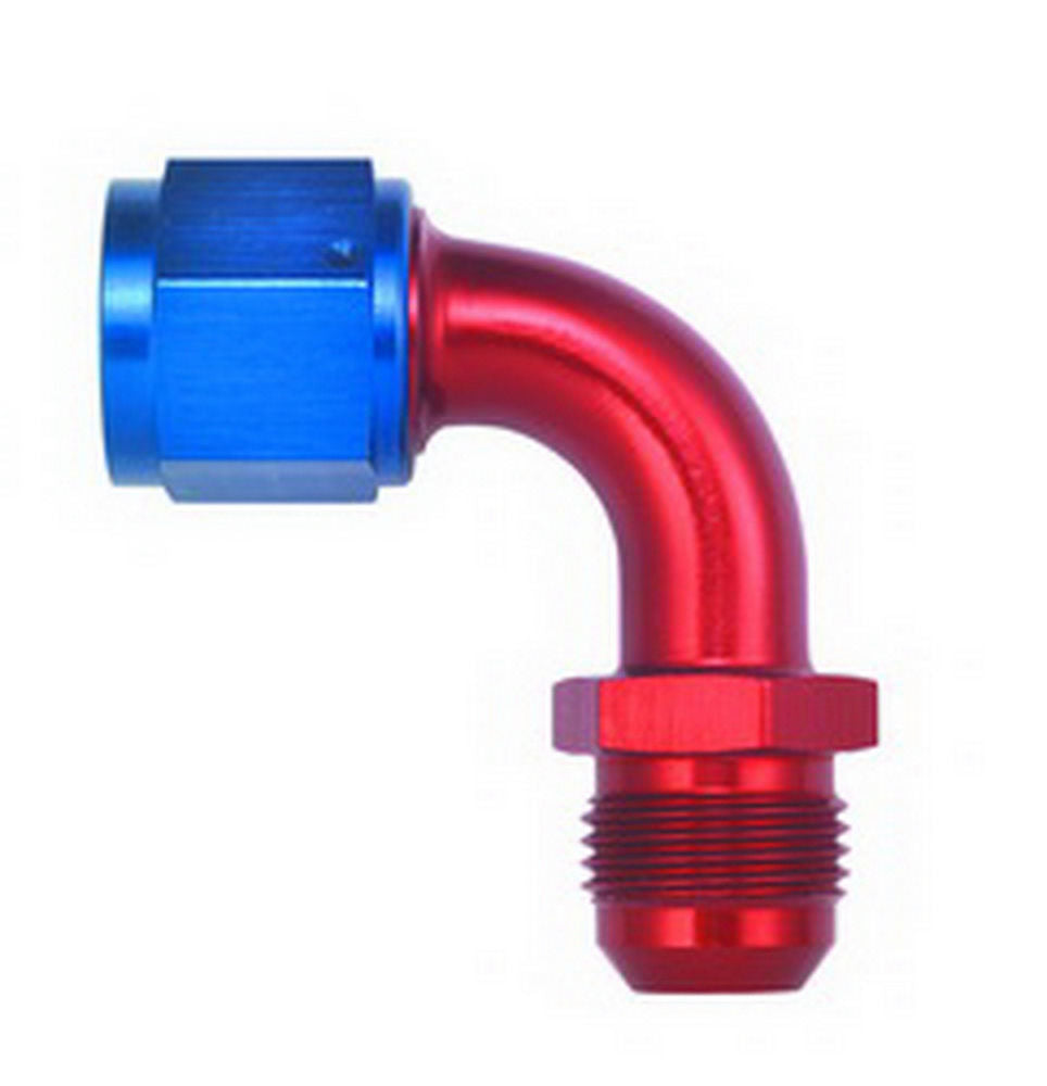 #8 Male to #8 Female 90 Deg Swivel Fitting