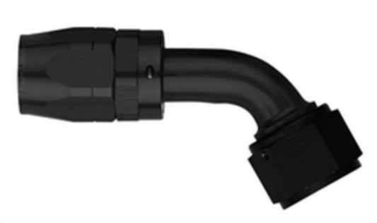 #6 60 Deg Hose End Black