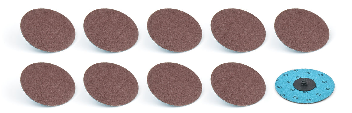 Twist Lock Sanding Disc 3in 60 Grit 10pk