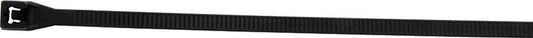 Nylon Tie Wraps Black 3-1/2in 100pk