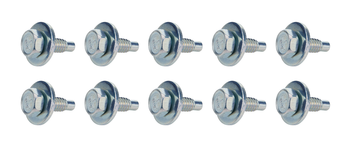 Body Bolt 3/4in 10pk Silver