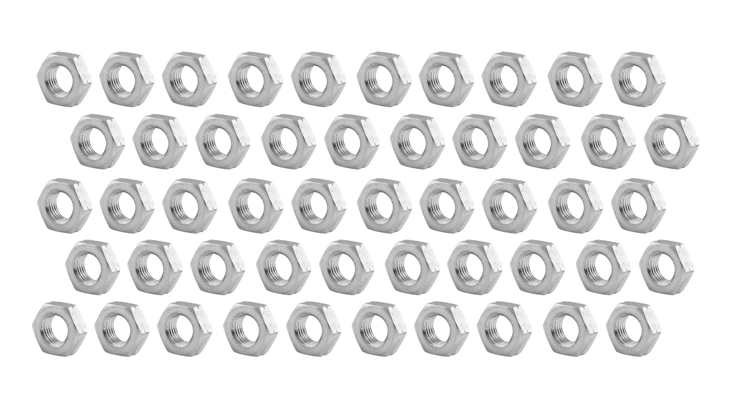 3/8-24 LH Alum Jam Nuts 50pk