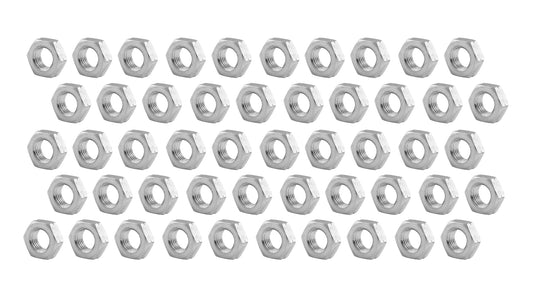 3/8-24 LH Alum Jam Nuts 50pk