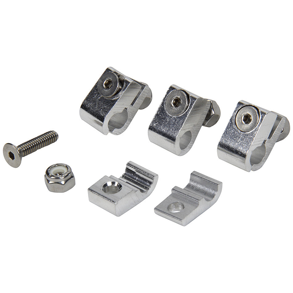 2pc Alum Line Clamps 1/4in 4pk