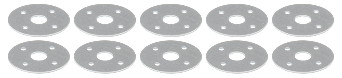 Scuff Plates Aluminum 3/8in Hole 10pk