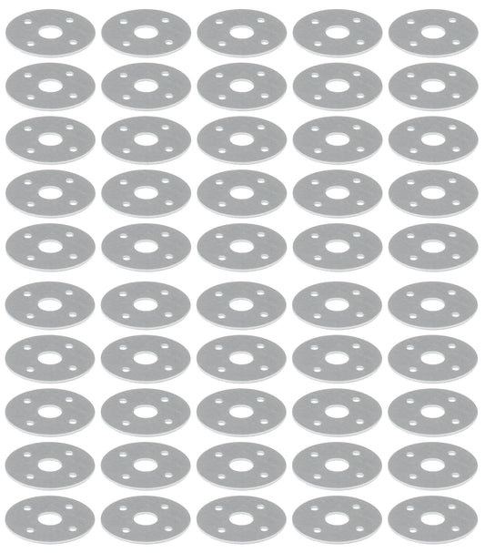 Scuff Plate Alum 3/8in Hole 50pk