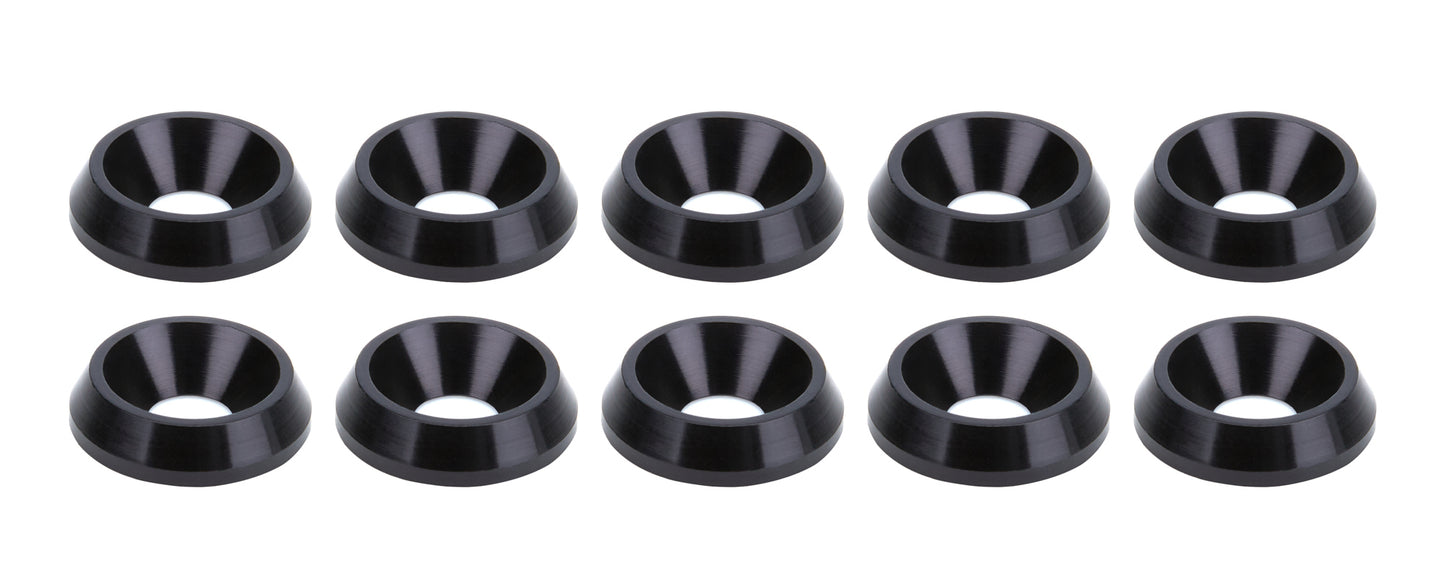 Countersunk Washer Blk 1/4in x 3/4in 10pk