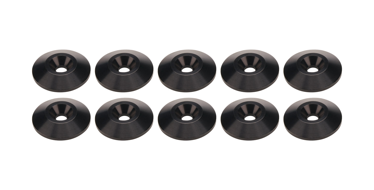 Countersunk Washer Black #10 10pk