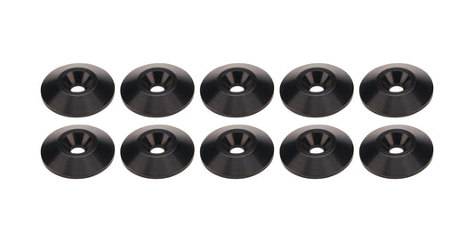 Countersunk Washer Black #10 10pk