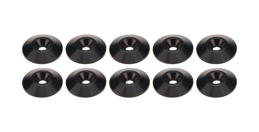 Countersunk Washer Black #10 10pk