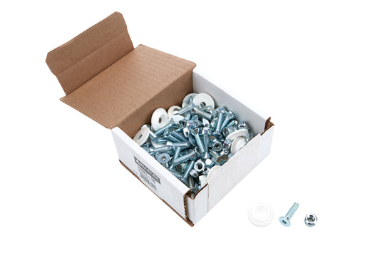 Countersunk Bolt Kit White 50pk