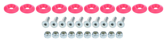 Countersunk Bolt Kit Pink 10pk Discontinued