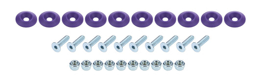 Countersunk Bolt Kit Purple 10pk Discontinued