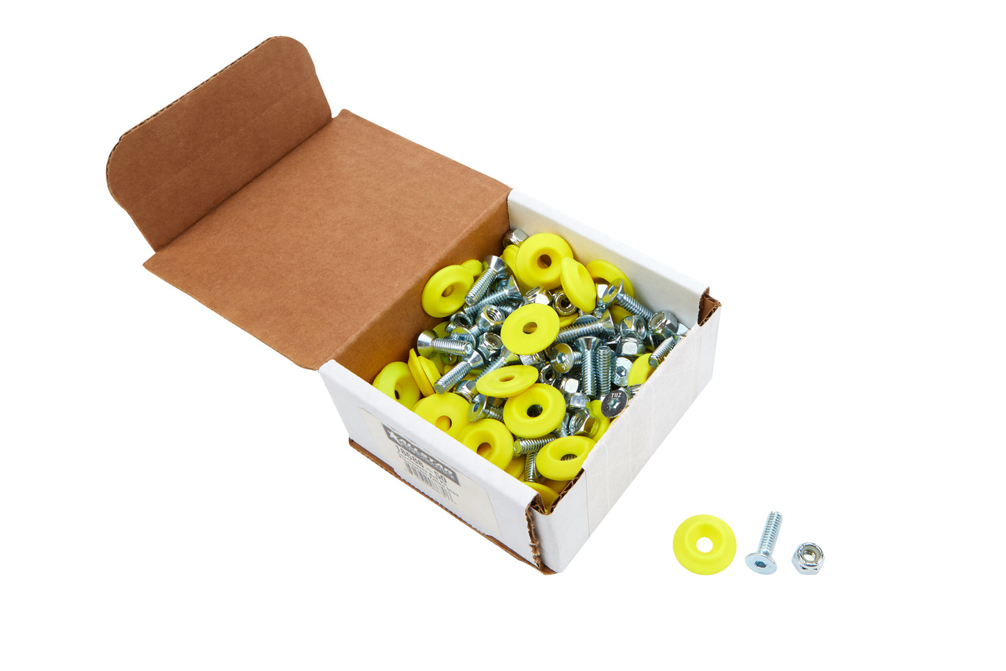 Countersunk Bolt Kit Fluorescent Yellow 50pk