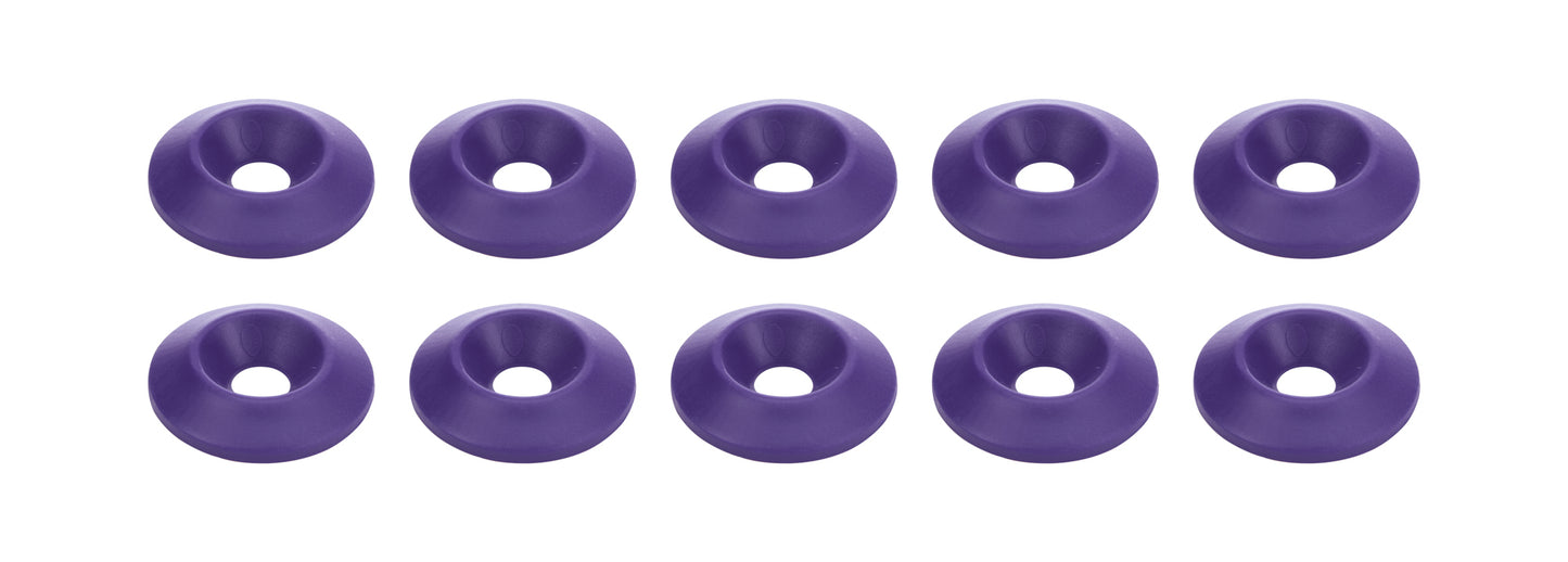 Countersunk Washer Purple 10pk