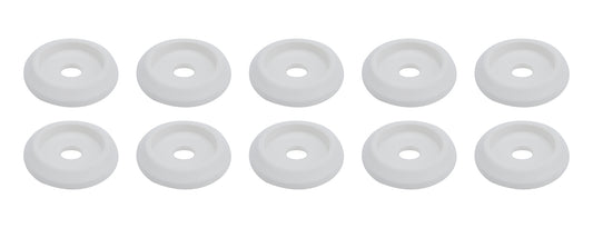 Body Bolt Washer Plastic White 10pk