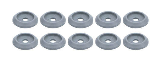 Body Bolt Washer Plastic Silver 10pk