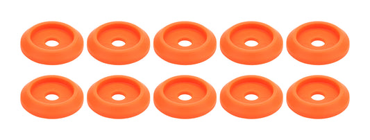 Body Bolt Washer Plastic Fluorescent Orange 10pk