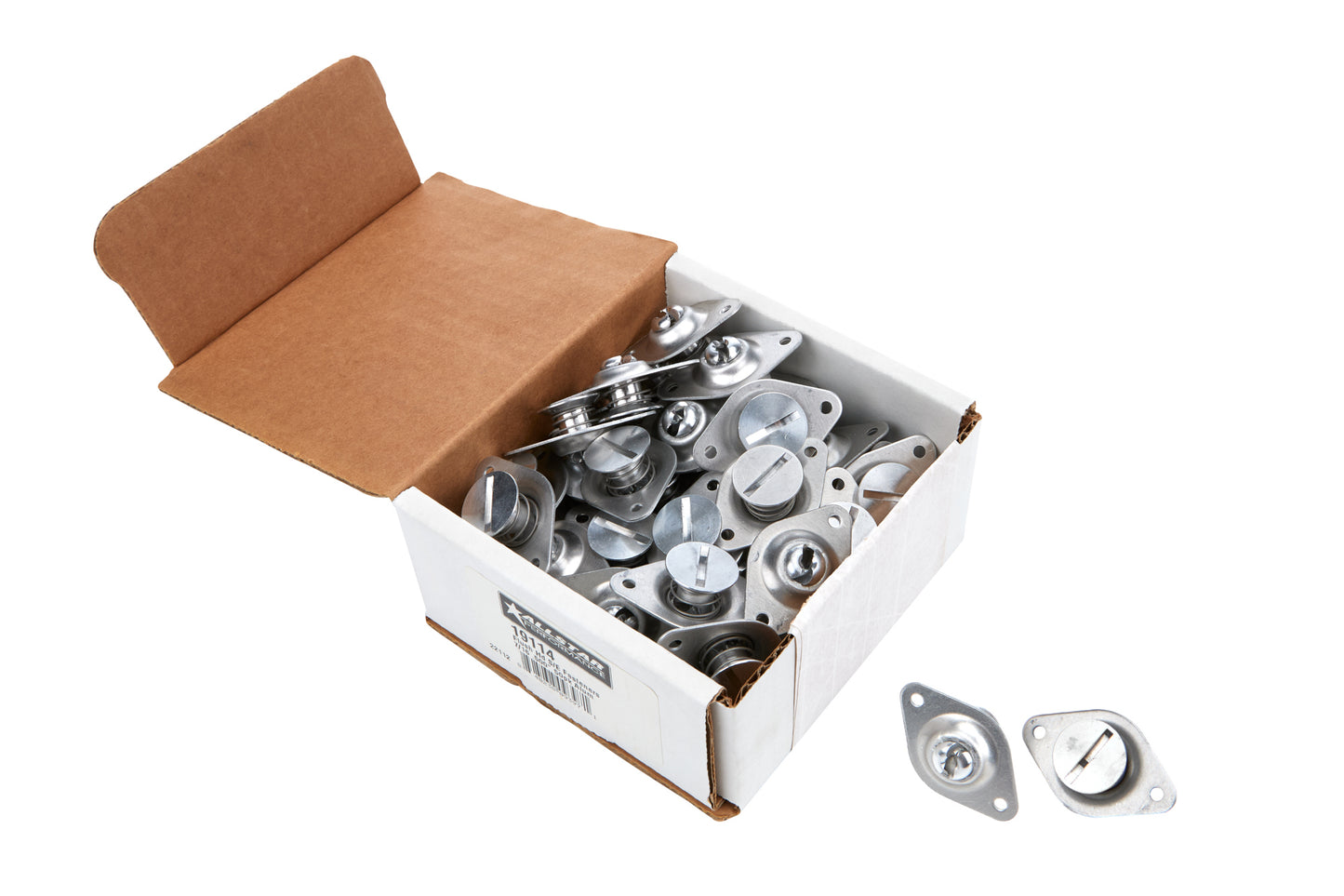 Flush Hd S/E Fasteners 7/16 .500in 50pk Alum