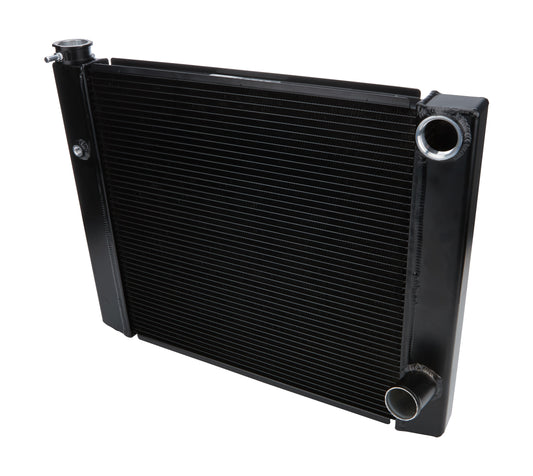 Dual Pass Radiator 19x26 1 Row Lightweight Black