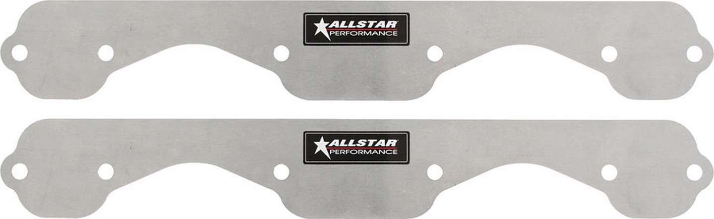 Exhaust Block Off Plates SBC Standard Aluminum