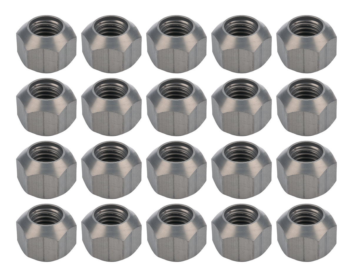 Lug Nuts 5/8-11 Alum HC Dbl Chamfer 20pk