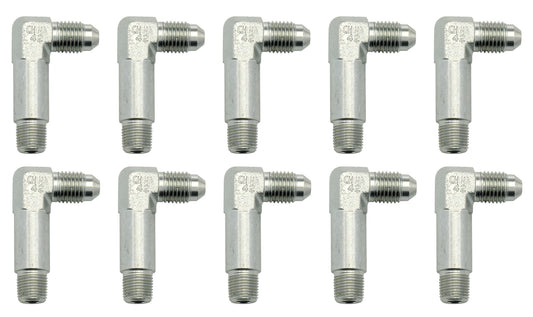 Adapter Fitting Tall -4 to 1/8 NPT 90 Deg 10p