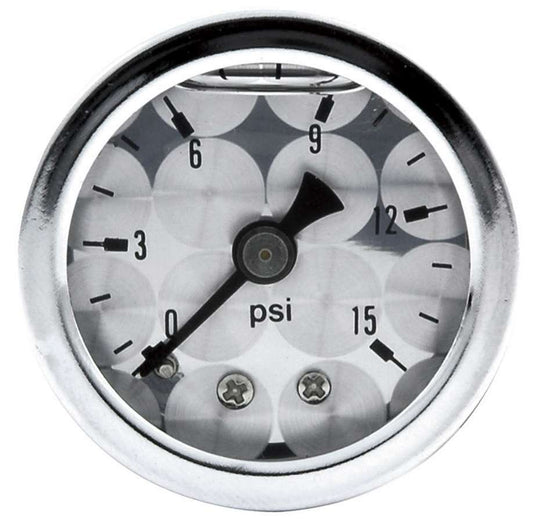 1.5in Gauge 0-15 PSI Turned Face Discontinued