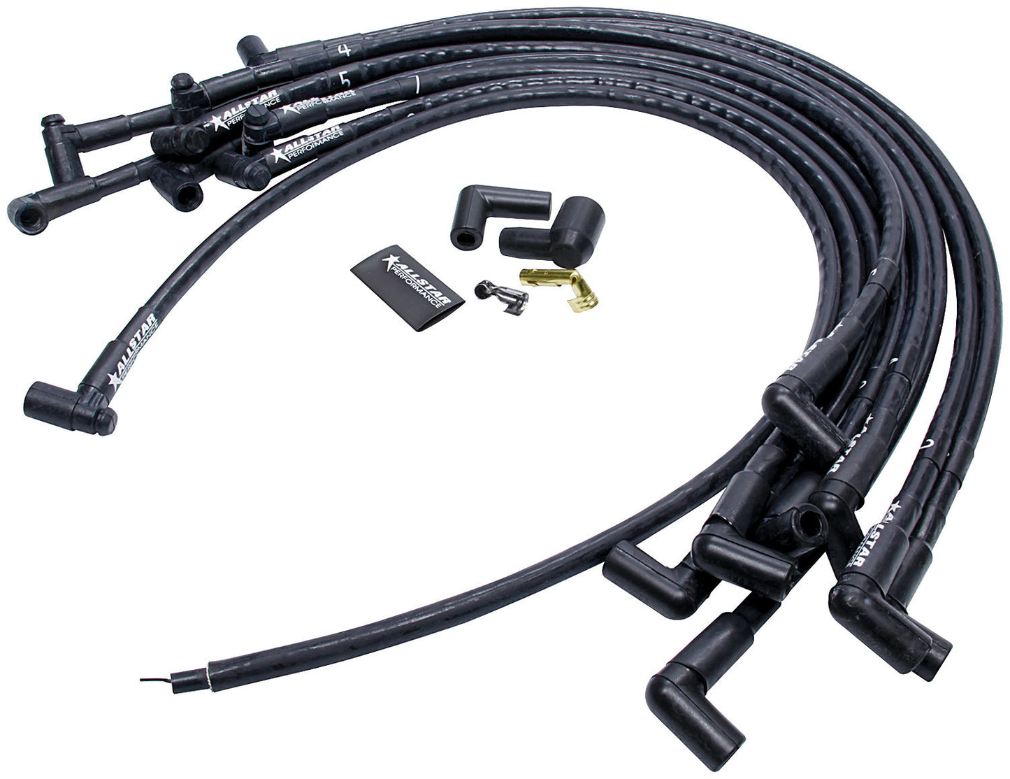 Spark Plug Race Wire Set Over V/C w/ Sleeving