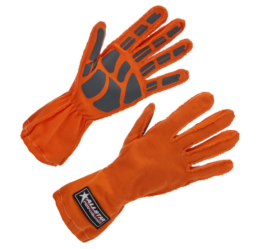 Driving Gloves Non-SFI Outseam S/L SM Orange