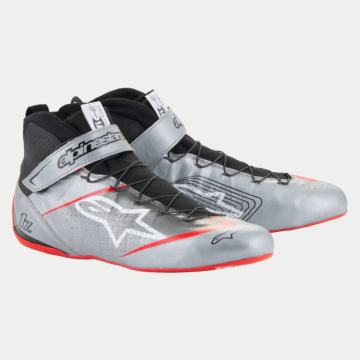 Shoe Tech-1Z V3 Silver / Red Size 8