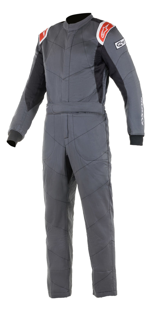 Suit Knoxville V2 Grey / Red 2X-Small